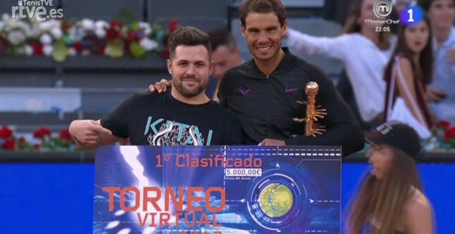 Nadal con Edu, ganador del concurso y guitarrista de Kitai