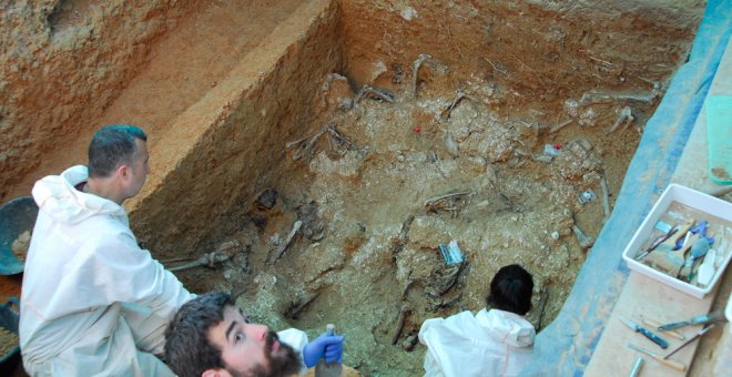 Fosa 113 del cementerio de Paterna.- DIPUTACIÓN DE VALÈNCIA