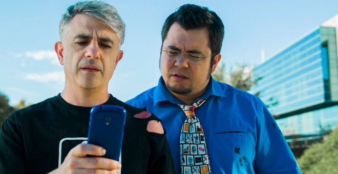 Paco Fox y Miguel Ángel Aijón, en 'Cinebasura la peli'