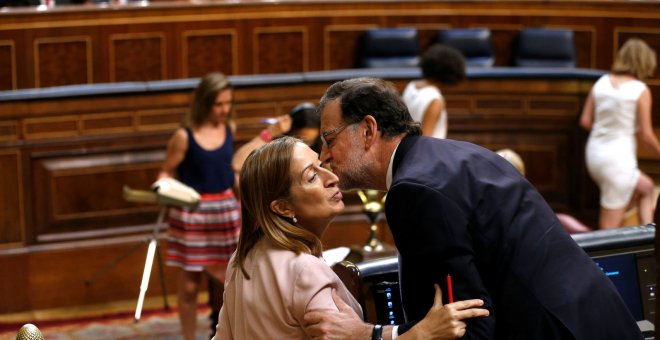 Ana Pastor y Mariano Rajoy.