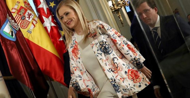 Cifuentes, este miércoles en Madrid. EFE/Sergio Barrenechea