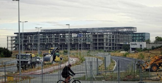 El Centro Acuático construido para las olimpiadas de Madrid / EFE