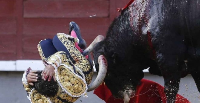 Cogida del torero Iván Fandiño. EFE