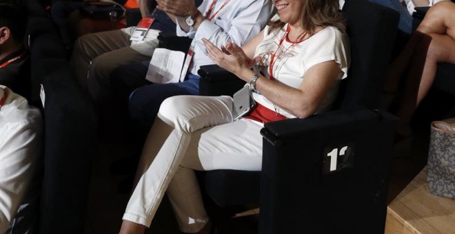 La presidenta de Andalucía, Susana Díaz, durante la inauguración del Congreso Federal del PSOE. /EFE