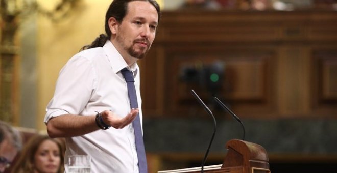 Pablo Iglesias en el Congreso /EUROPA PRESS