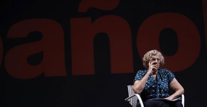 Manuela Carmena durante la rueda de prensa. | EMILIO NARANJO (EFE)