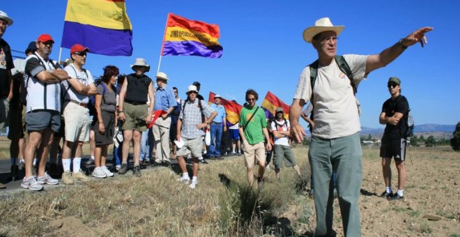 Foto de la III Marcha en conmemoración por la Batalla de Brunete / PÚBLICO