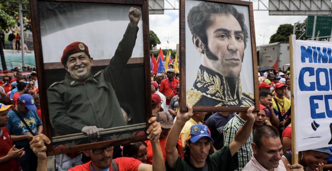 Chavistas marchan para apoyar instalación de la Asamblea Constituyente / REUTERS