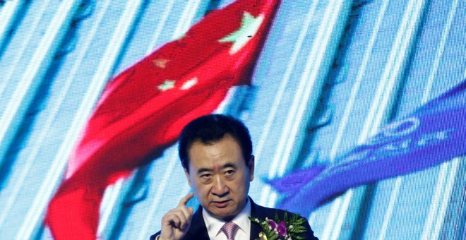 El presidente del grupo Wanda, Wang Jianlin, en un acto en Pekín. REUTERS/Thomas Peter