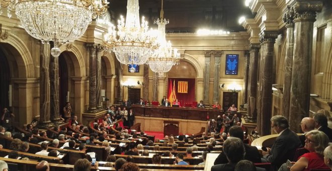 Debat al Parlament sobre LLei del Referèndum