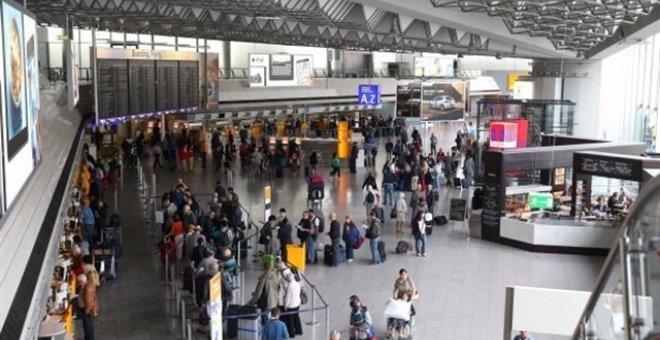 Imagen del aeropuerto de Frankfurt. - EUROPA PRESS