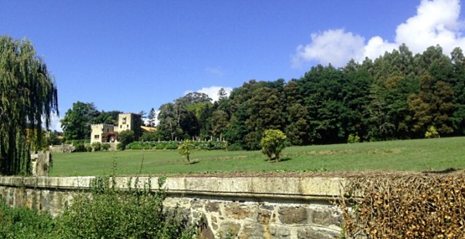 Vistas de los jardines del pazo de Meirás. / J.O