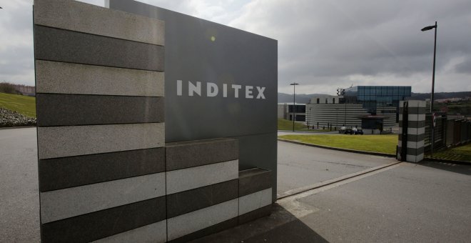 Entrada de la sede de Inditex, en la localidad coruñesa de Arteixo. REUTERS