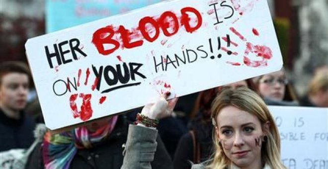 Foto de archivo de una protesta a favor del aborto en Dublín. / REUTERS