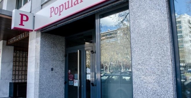 Oficina del Banco Popular en Madrid. E.P.