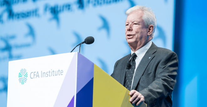 El economista Richard H. Thaler, en una conferencia