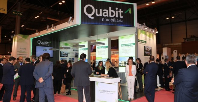 El stand de Quabit en el Salin Inmobiliario de Madrid