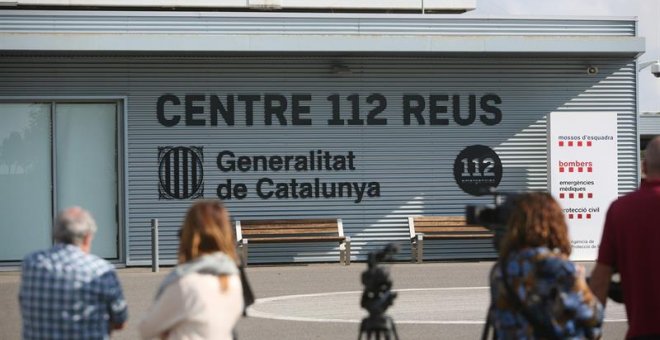 Vista de la sede central del servicio de emergencias 112 de la Generalitat, en Reus (Tarragona). - EFE