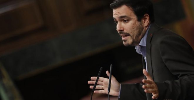 Alberto Garzón, hace unos días en el Congreso. EFE/Javier Lizón