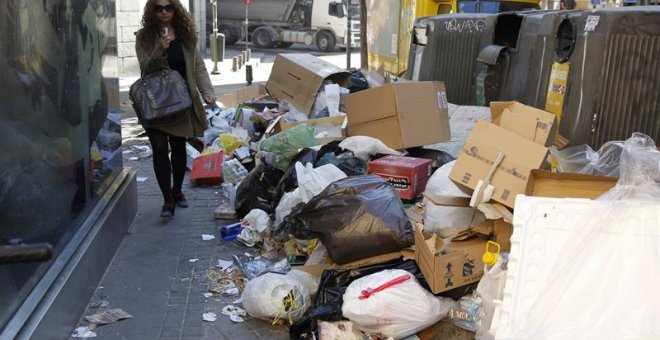 Una calle del centro de Madrid. EFE/Archivo