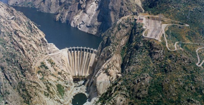 Central hidroeléctrica de Aldeadávila (Salamanca), de Iberdrola.