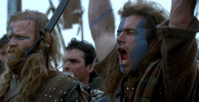 Mel Gibson en 'Braveheart'