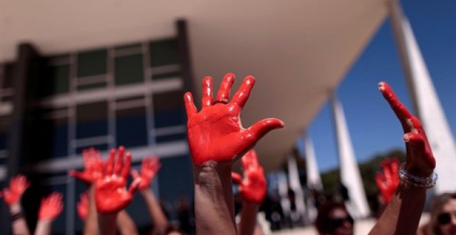 Mujeres en una marcha contra las violencias machistas -  Imagen de archivo / EUROPA PRESS