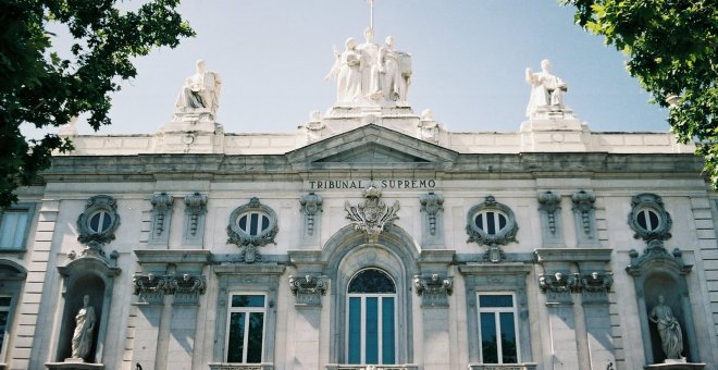 Fachada del Tribunal Supremo, en Madrid. E.P.