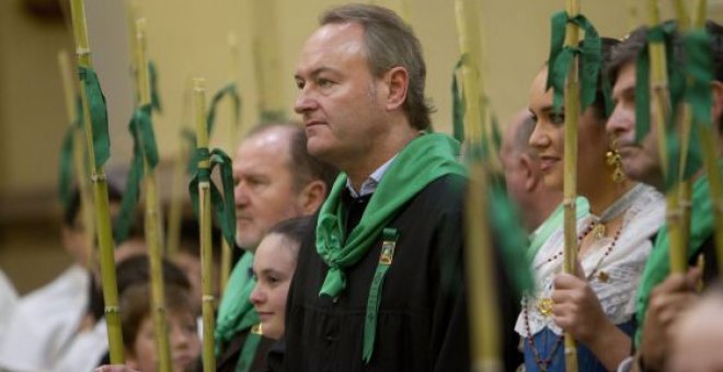 lberto Fabra, en la Romeria de les Canyes de Castellón. EFE