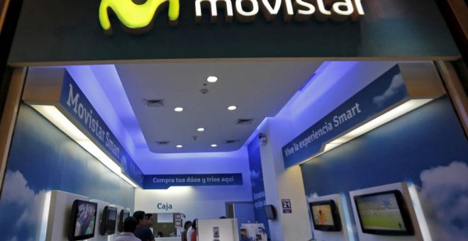 Tienda de Telefónica Movistar. REUTERS