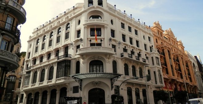 El Casino Militar de Madrid, que el próximo sábado 27 de enero acogerá un acto para exaltar a un neonazi condenado por atacar Blanquerna.