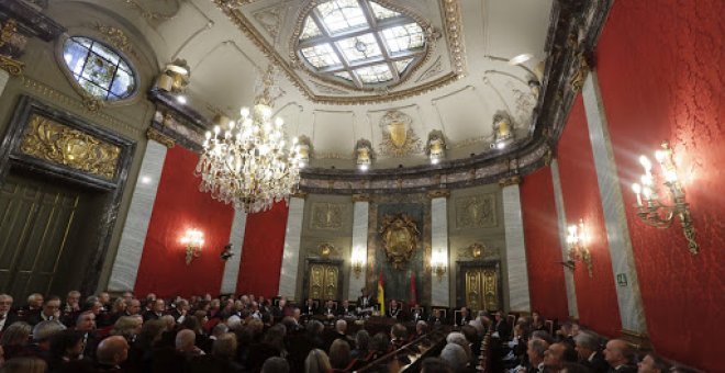 Vista del Tribunal Supremo en la apertura del año judicial