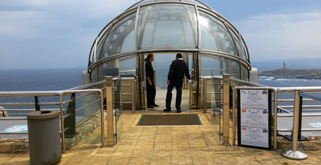 El ascensor del Monte de San Pedro.