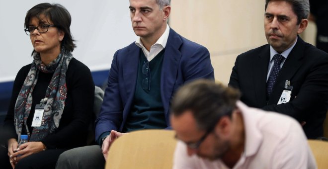 El ex número dos del PP valenciano, Ricardo Costa, en el banquillo del juicio de la Gürtel en la Audiencia Nacional. EFE