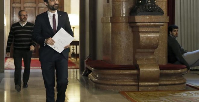 El president del Parlament de Catalunya, Roger Torrent. - EFE