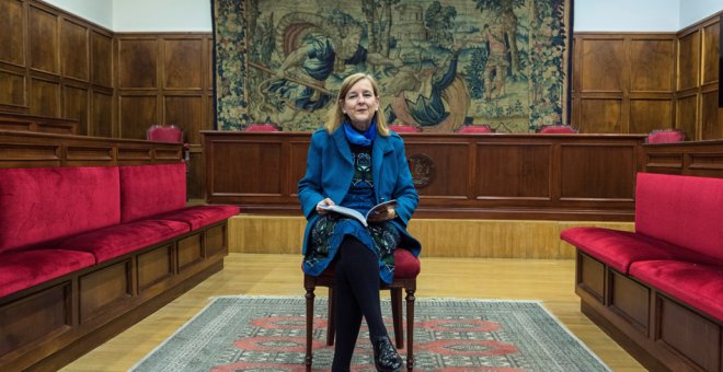 La catedrática María Elósegui, nuevo miembro español del Tribunal Europeo de Derechos Humanos (TEDH).. EFE/JAVIER BELVER