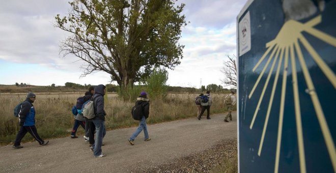 eregrinos en el Camino de Santiago (EFE