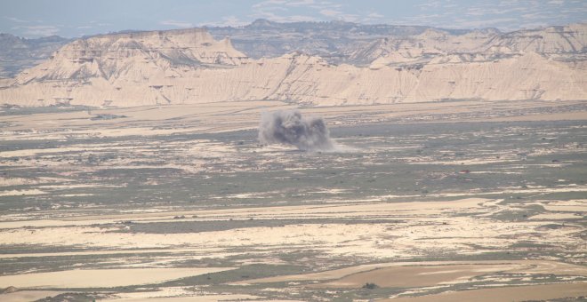 Imagen de una maniobras militares realizadas en junio.