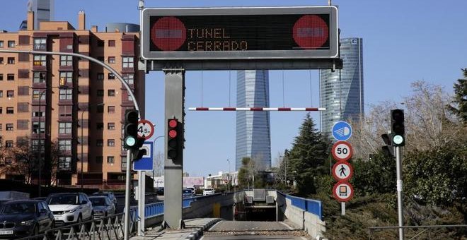 El túnel madrileño de Pío XII.