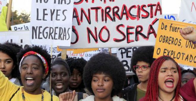 Manifestación contra el racismo