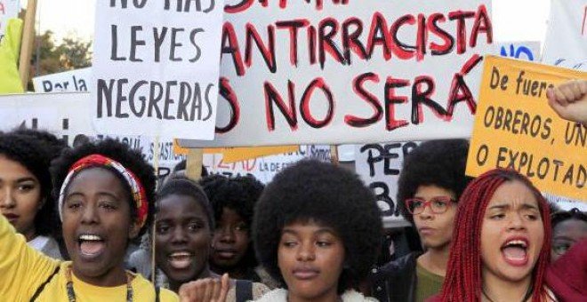 Manifestación en Madrid contra el racismo. - EFE