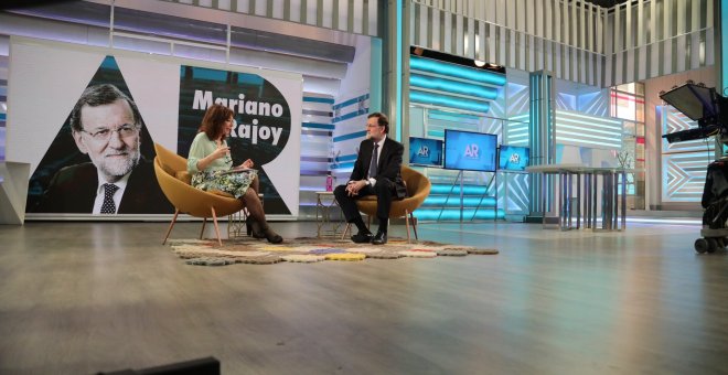 Mariano Rajoy en 'El programa de Ana Rosa'. TWITTER/@marianorajoy