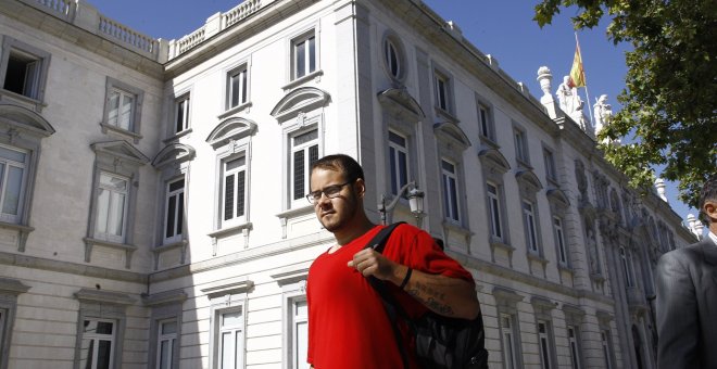 El rapero Pablo Hasel acude a declarar en la Audiencia Nacional