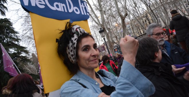 Manifestación feminista del 8M en Madrid. / J. GÓMEZ