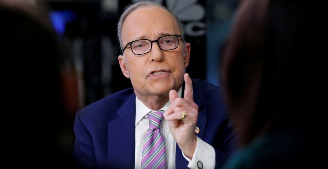 Larry Kudlow, nuevo director del Consejo Económico Nacional de la Casa Blanca en la CNBC. REUTERS/Brendan McDermid/Archivo