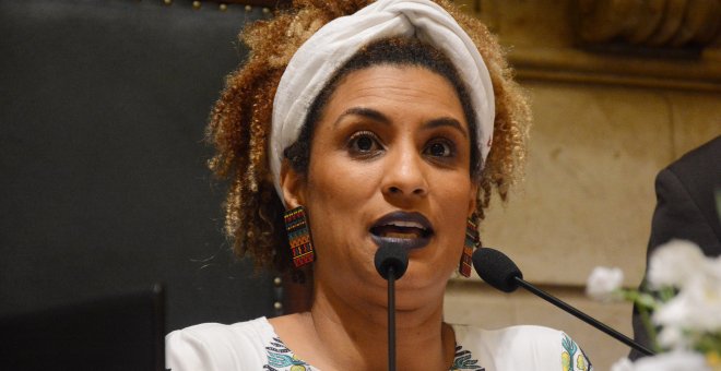 La concejala Marielle Franco en noviembre de 2017. EFE