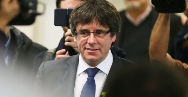 Carles Puigdemont en un acto celebrado en Bruselas. EFE/Archivo