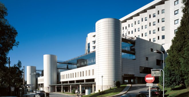 Complejo Hospitalario de Pontevedra, conocido también como Hospital de Montecelo.