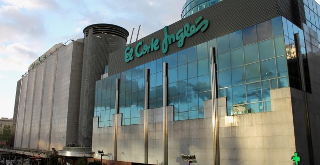 Tienda de El Corte Inglés en el Paseo de la Castellana de Madrid. E.P.