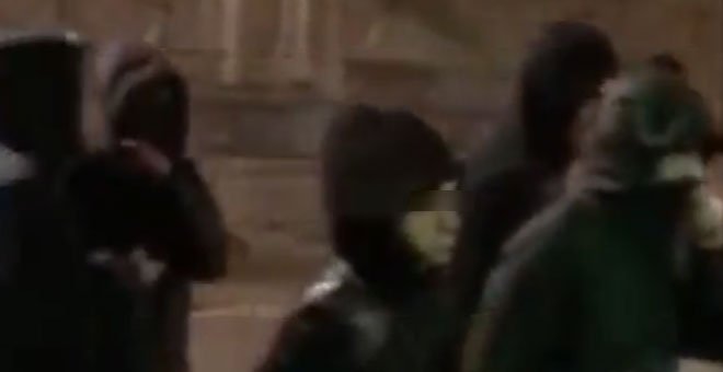 Captura de un vídeo de los agresores difundido por Ruantifa.